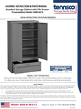 Preassembled Standard Storage Cabinet with File Drawer (2320918)